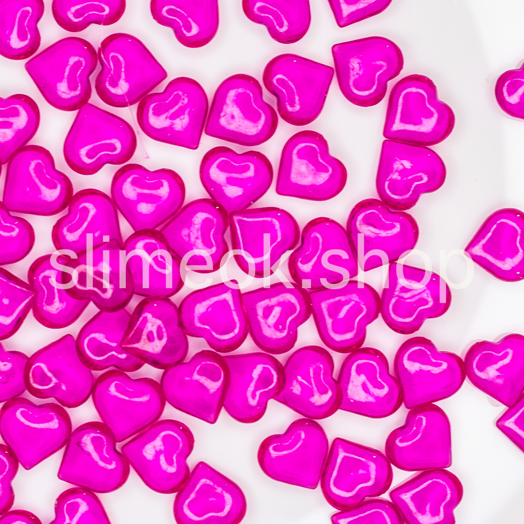 Фишбол "Темно-розовое сердце"